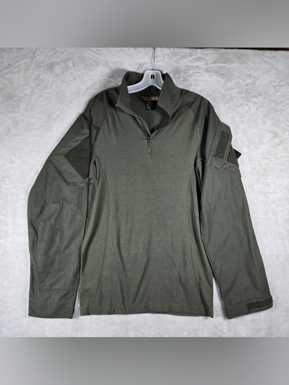 5.11 Tactical Rapid Assault Shirt Mens Size Medium Green Quarter Zip Utility